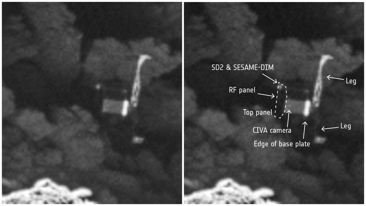 On this day in space! Sept. 2, 2016: Rosetta spacecraft finds long-lost Philae lander on Comet 67P after 2-year search