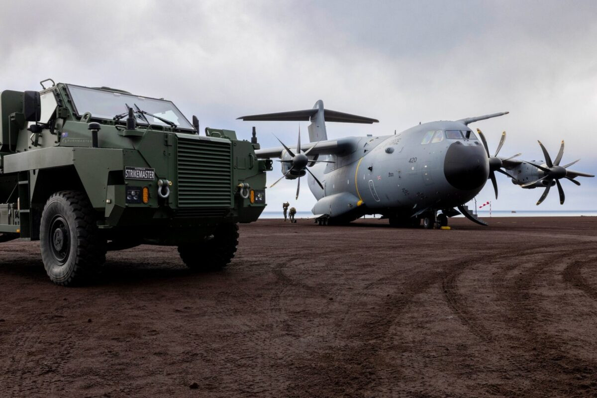 RAF completes operation on remote Arctic island with US and Norwegian allies