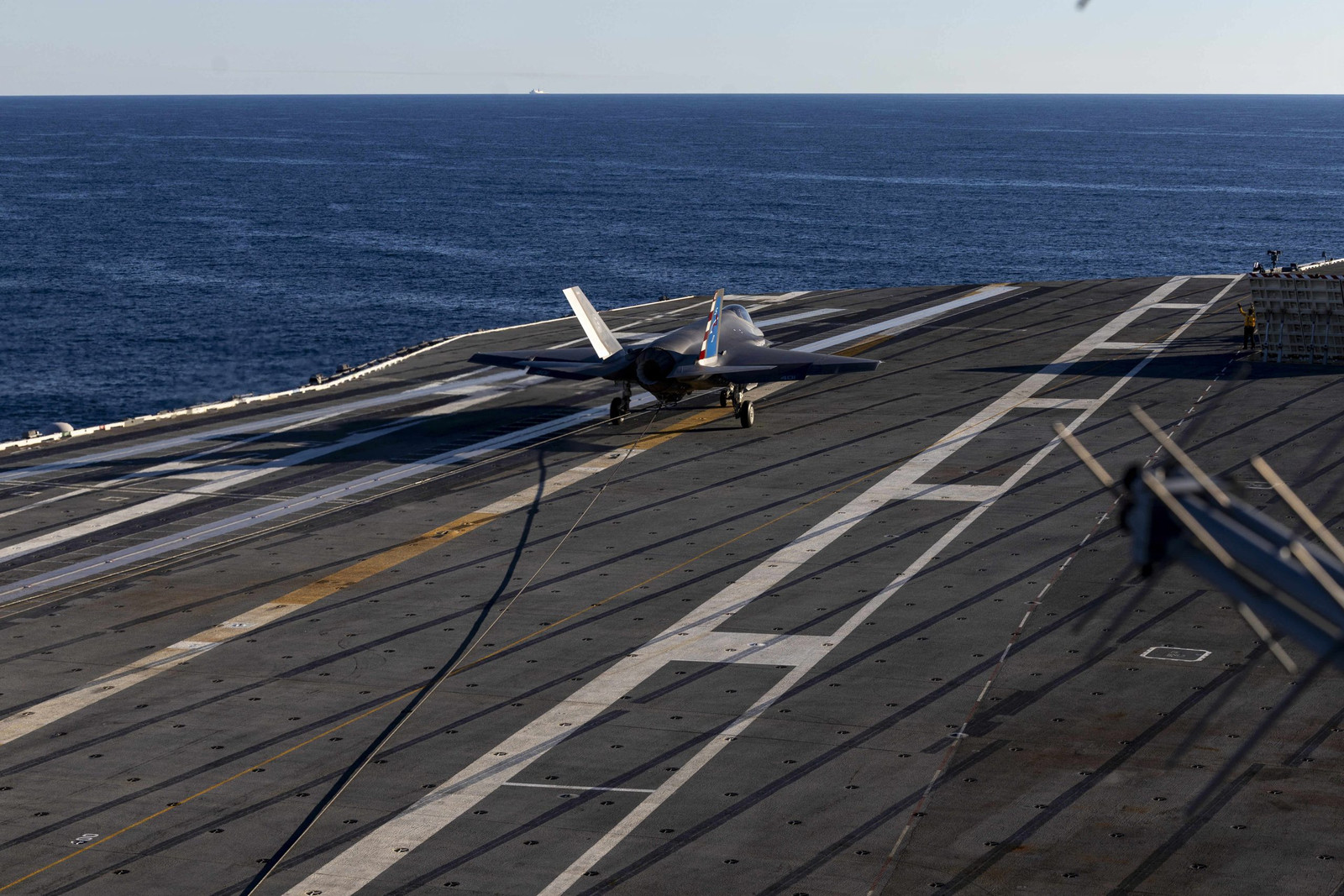 F-35C logs first landing aboard Ford-class aircraft carrier
