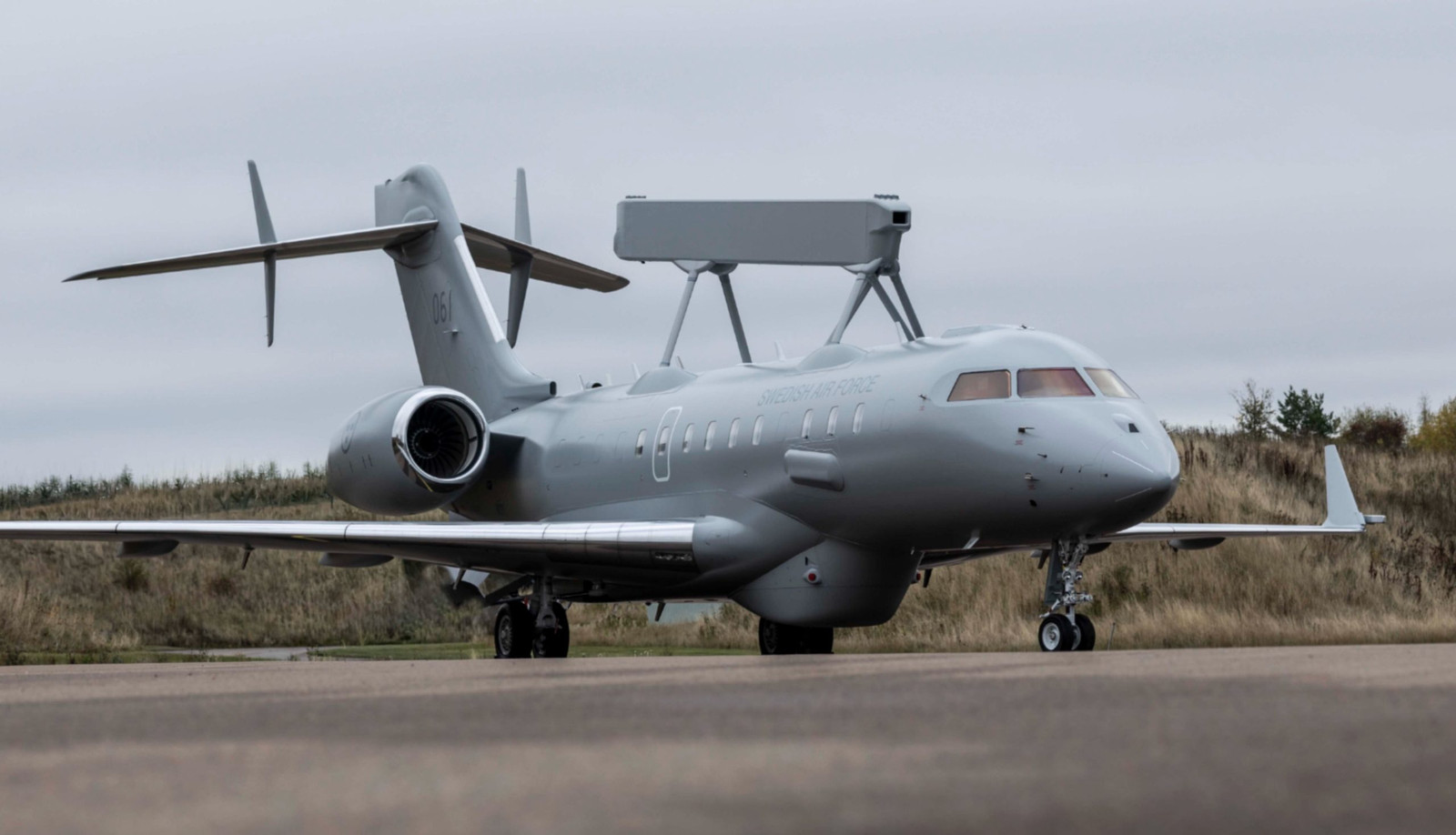 Saab raises GlobalEye conversion target to six surveillance aircraft per year