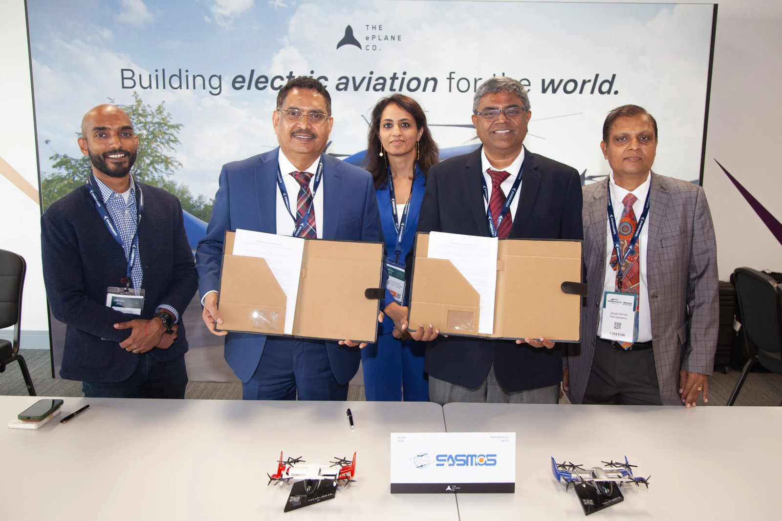 SASMOS, ePlane partner on eVTOL wiring