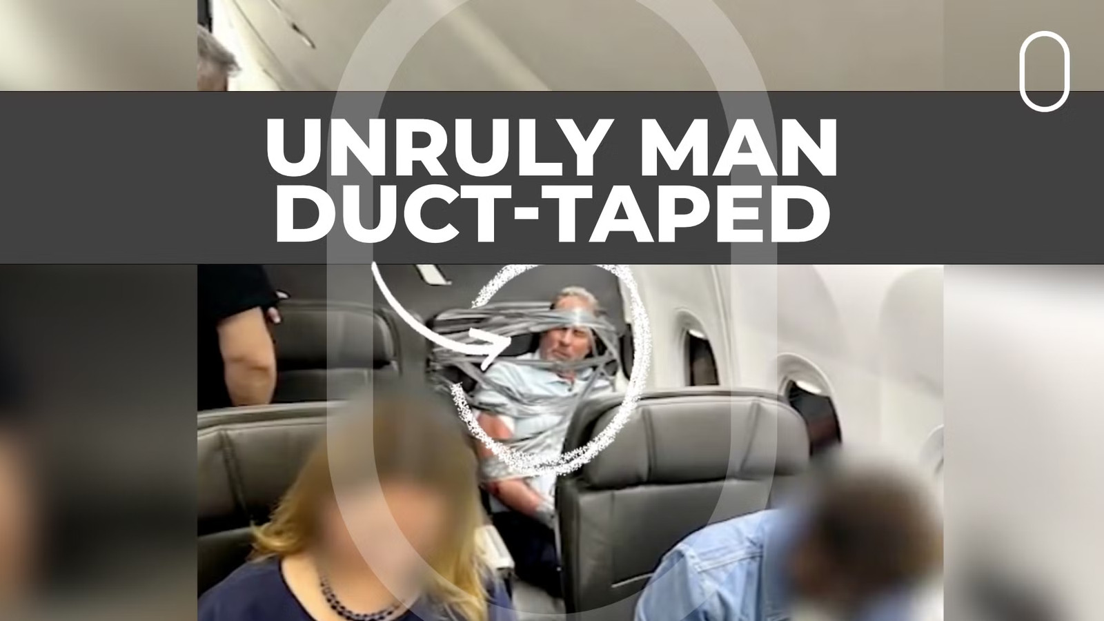 'Biting' Man Duct-Taped To His Seat After Racist Abuse On American Airlines Flight
