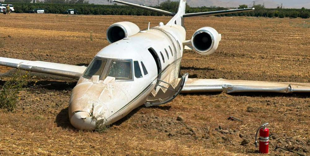 Cessna 560XL badly damaged in California overrun appears to have landed long