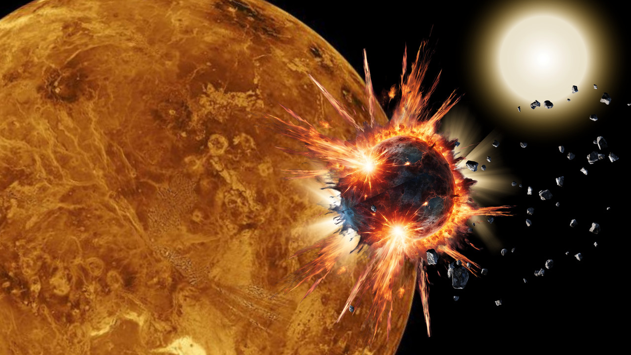 Did Venus eat its own moon?