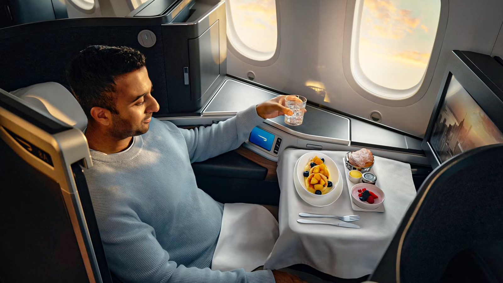 Which Airline Introduced Lie-Flat Business Class Seats To The World?