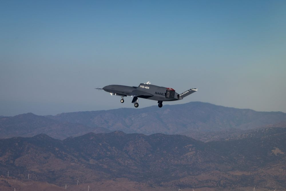 YFQ-48A Talon Blue conducts maiden flight