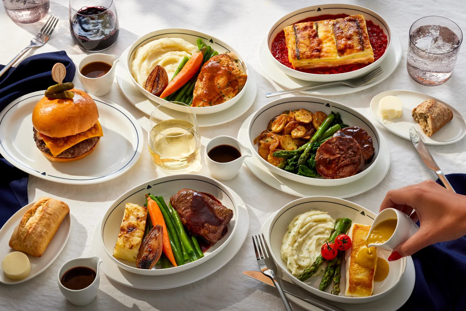 Delta Builds on Business-Class Revamp With New Menu, Amenities