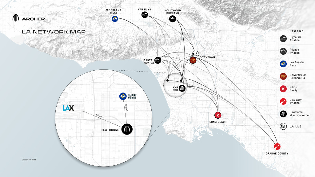 Olympic Air Taxi Strategy Takes Shape With Planned LA Vertiport