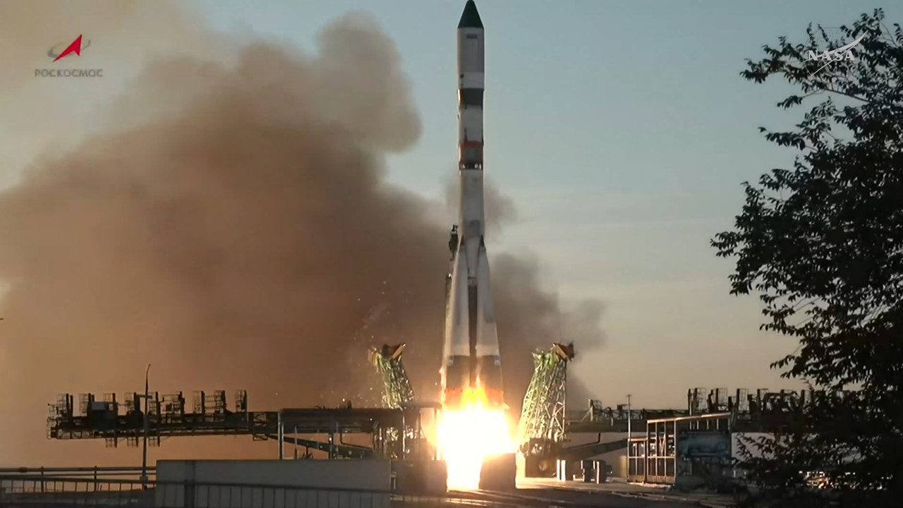 Russia launches Progress 96 with 3 tons of cargo to the space station (video)