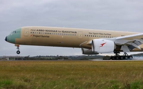 A350-1000ULR arrives in Melbourne after ultra-long range test flight from Toulouse